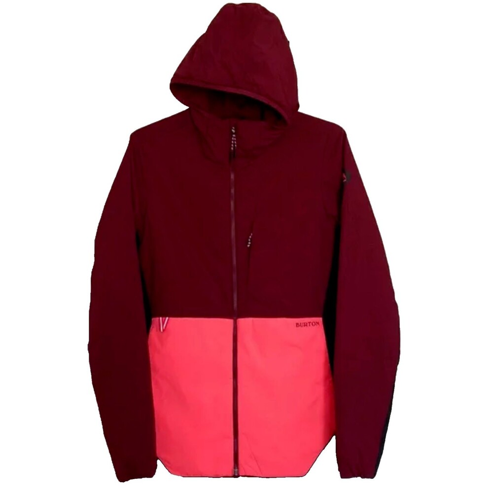DEFECT Women's Burton Multipath Hooded Insulated Jacket Size L Pink Berry Black